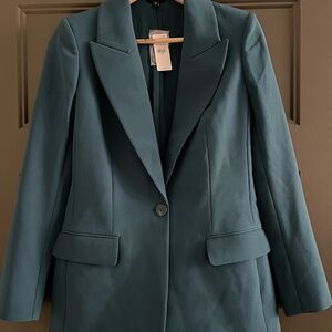 Express Women's Deep Teal Blazer